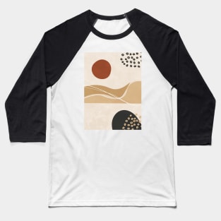 Simple Scandi Minimalist Mountain Baseball T-Shirt